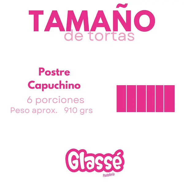 Postre Capuchino | 6 Porciones | Familiar